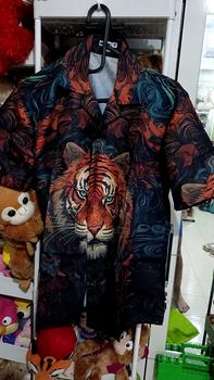 Product Review of Baju KEMEJA KEKINIAN PRIA WANITA DOWEAR MOTIF HARIMAU HIJAU 251 Printing from k**v 0