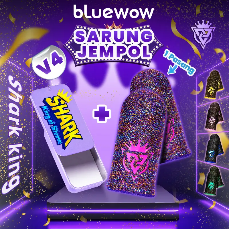 [V4] Shark king 22-1pasang+kotak3.0