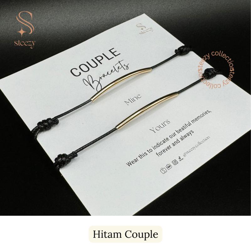 Soulmate Couple Bracelet by Steezy Collection / Gelang Tali/ Gelang Pasangan/ Gelang Couple Simple Polos / Gelang Mine & Yours gelang skena 3