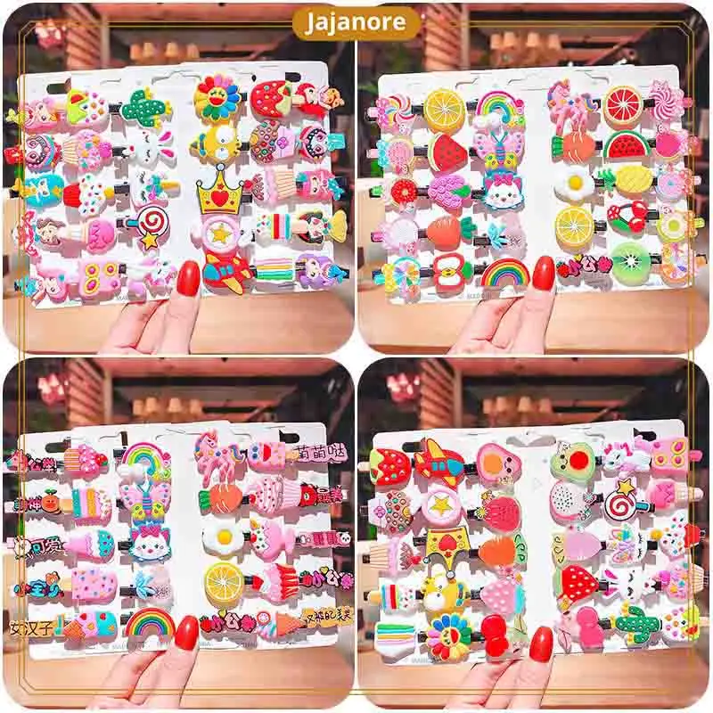 JR - 1 SET 10PCS - JEPIT RAMBUT KOREA KARAKTER LUCU / JEPITAN ANAK / JEPIT RAMBUT ANAK / HAIR CLIP