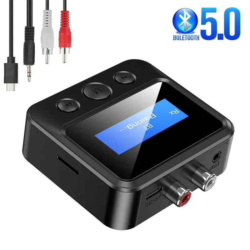 COD VIKEFON Wireless Bluetooth Audio Transmitter Receiver 5.0 AUX 3.5mm - C39S Terbaru