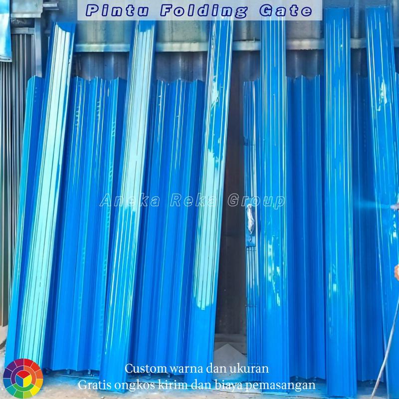 Product Introduction of Folding gate rolling door pintu pengaman ruko/kios garasi pintu harmonika custom sesuai ukuran sliding Besi pintu garasi mobil pintu gerbang 38