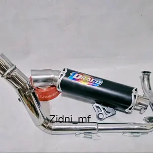 knlpot smplong DRACO fulset tinggal pake sjah mio Beat Vario Scoopy Genio Fazzio Aerox Nmex Sepin Fino