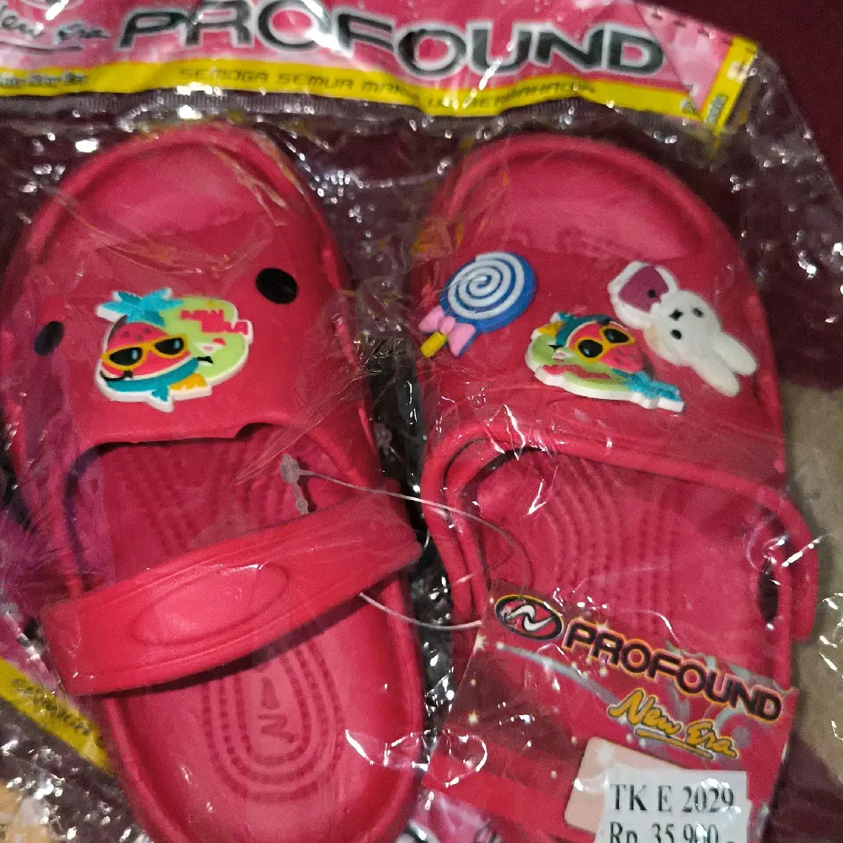 sandal karet anak size 23.24.25.27.28.30