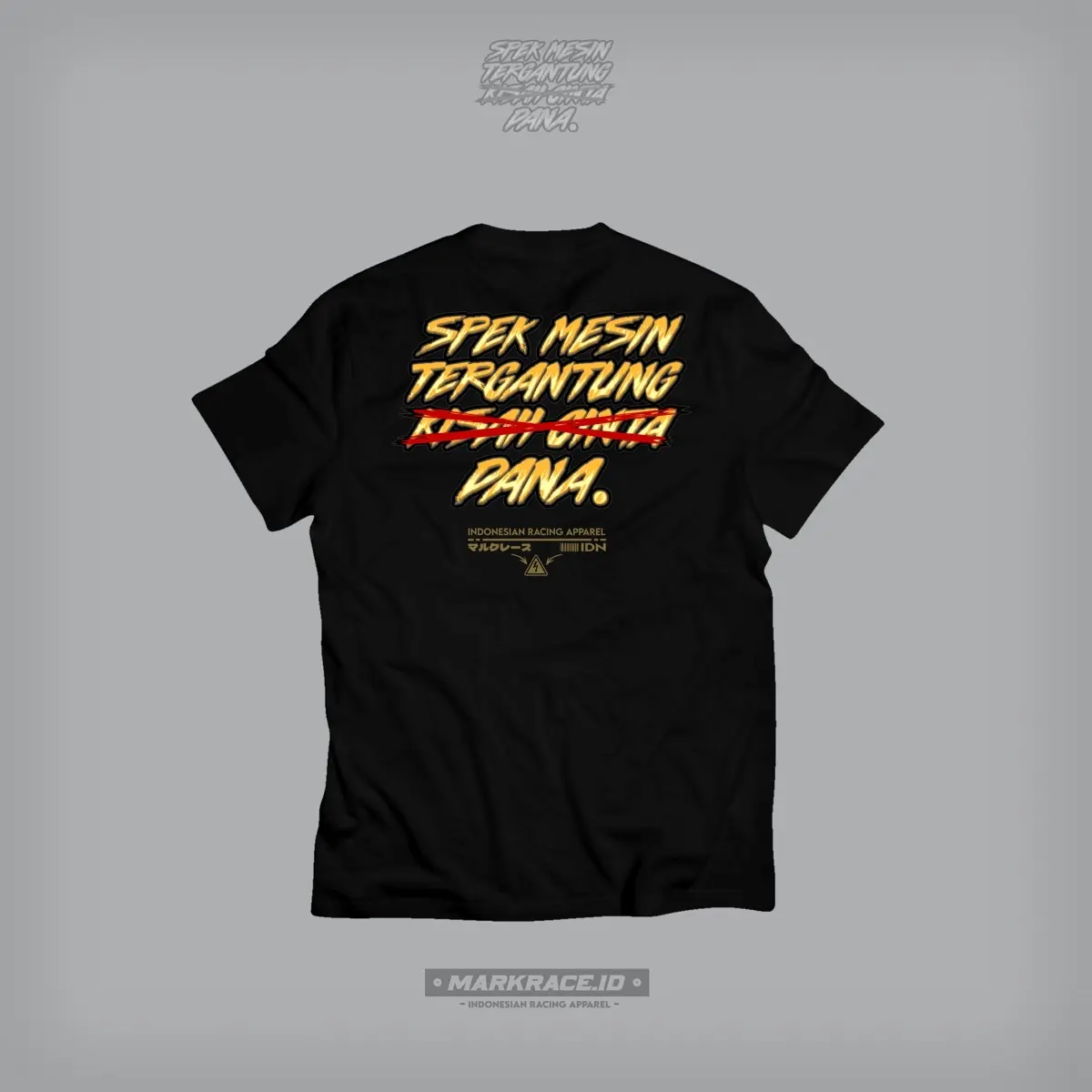 T-SHIRT MARK RACE SPEK MESIN