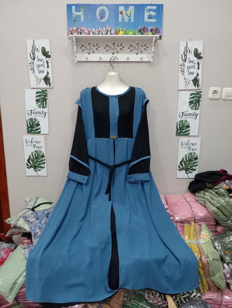 Product Introduction of 2025 Difarina dress gamis crinkle double layer/gamis dewasa jumbo busui/gamis crinkle kombinasi buka pintu/gamis lebaran model terbaru Wanita Pesta muslimah rekomendasi baju melayu swaroxy vina dres marun 8