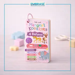 KARTU MENGENAL KOSAKATA 4 BAHASA / KAK YULI - Embrase