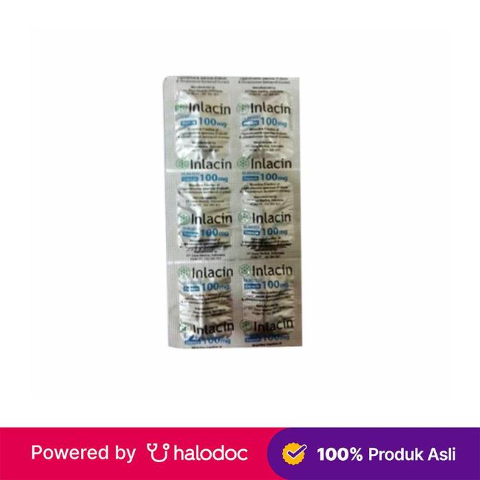 Gambar inlacin 100 mg strip 6 kapsul dari Apotek Halomedika Medan Baru Kota Medan Tokopedia