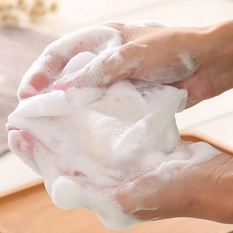 Lưới Tạo Bọt Xà Phòng, Bộ 2 Cái, Tinh Tế Và Mềm Mại 3