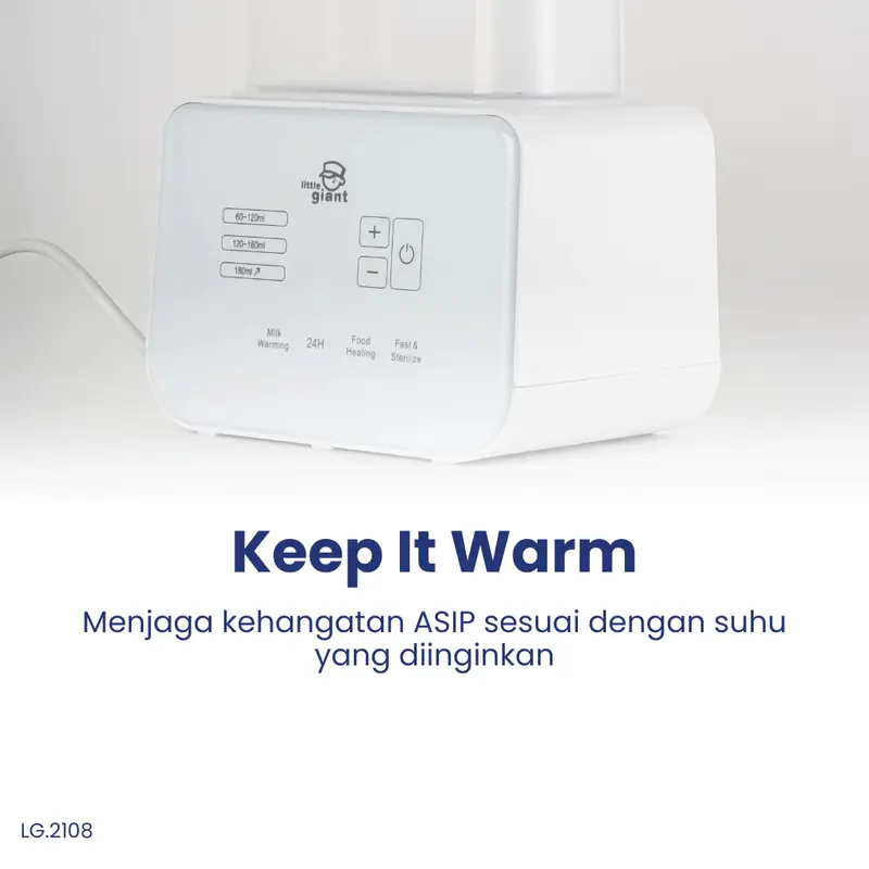 Little Giant Digital 5in1 Double Bottle Warmer Sterilizer Penghangat Botol Susu LG.2108 1