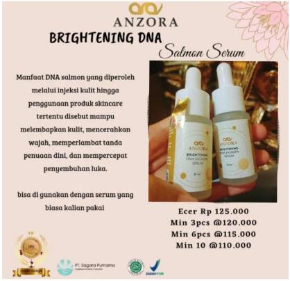 BRIGHTENING DNA SALMON SERUM/ SERUM SALMON/BRIGHTENING DNA SALMON SERUM ANZORA/SERUM 9