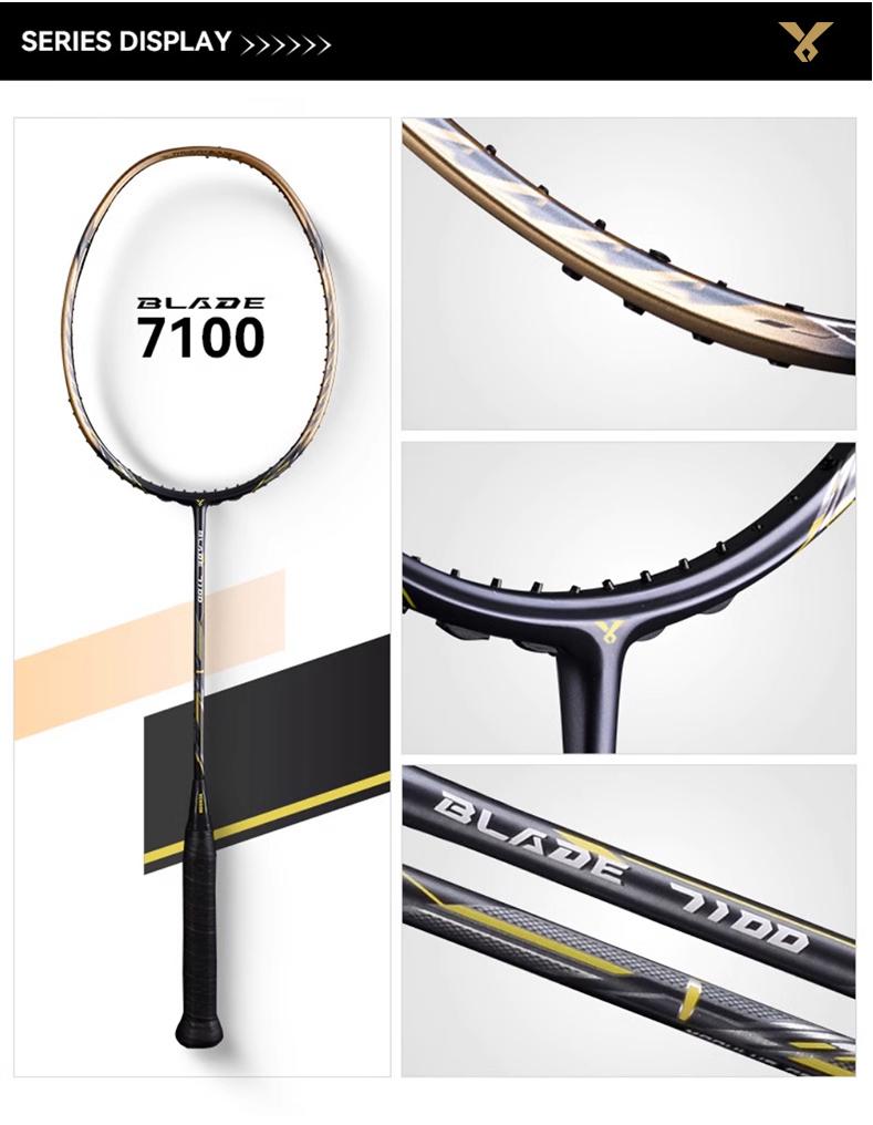 ORBITAL BLADE RAKET BADMINTON FULL CARBON MAX:35LBS 4U (82±2g) Tipe Menyerang Balance 295±3MM