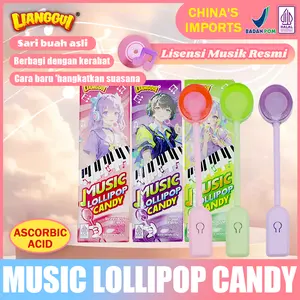 [HALAL] LIANGGUI Lollipop Musik, Permen yang bisa bernyanyi! Permen Viral. Tiga rasa: anggur, stroberi, apel. Camilan cocok untuk dewasa dan anak-anak. Cocok untuk pesta, berbagi dengan teman dan hadiah.