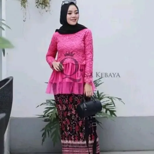 SETELAN KEBAYA ALSHA KEBAYA BROKAT MIX TUTU /KEBAYA WISUDA / LAMARAN / KEBAYA FASHION WANITA MUSLIM