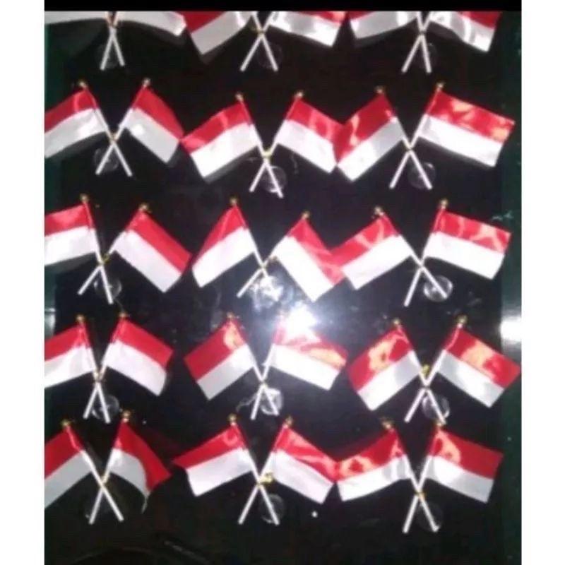 ￼Bendera Tangkai/bendera buat di kaca Accesoris Agustus murah meriah 0