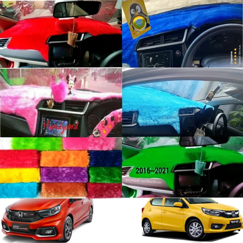 Karpet Bulu Alas Dashboard All New Honda Brio, Mobilio 2016-2024 Car 2