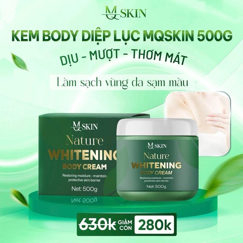 KEM BODY DIỆP LỤC 500g DƯỠNG TRẮNG M Q SKIN Dưỡng Body Làm Đẹp Da Women