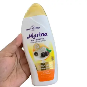 Marina UV White spf30 185ml Hand & Body Lotion Extra SPF 30 Mencerahkan Tubuh marina spf 30