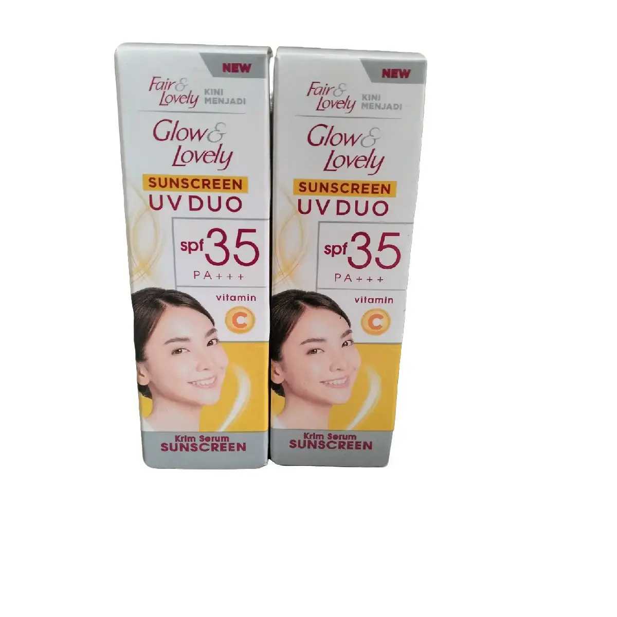 paket isi 2pcs cream lovely kuning 20g