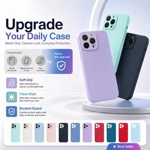 Ốp lưng iPhone tối giản cạnh phẳng cho 17 16 15 14 13 Pro Max thiết kế khoét khối TPU mỏng chắc chống sốc chống trầy viền gọn phong cách OOTD unisex vừa vặn dễ lắp dùng hằng ngày quà tặng