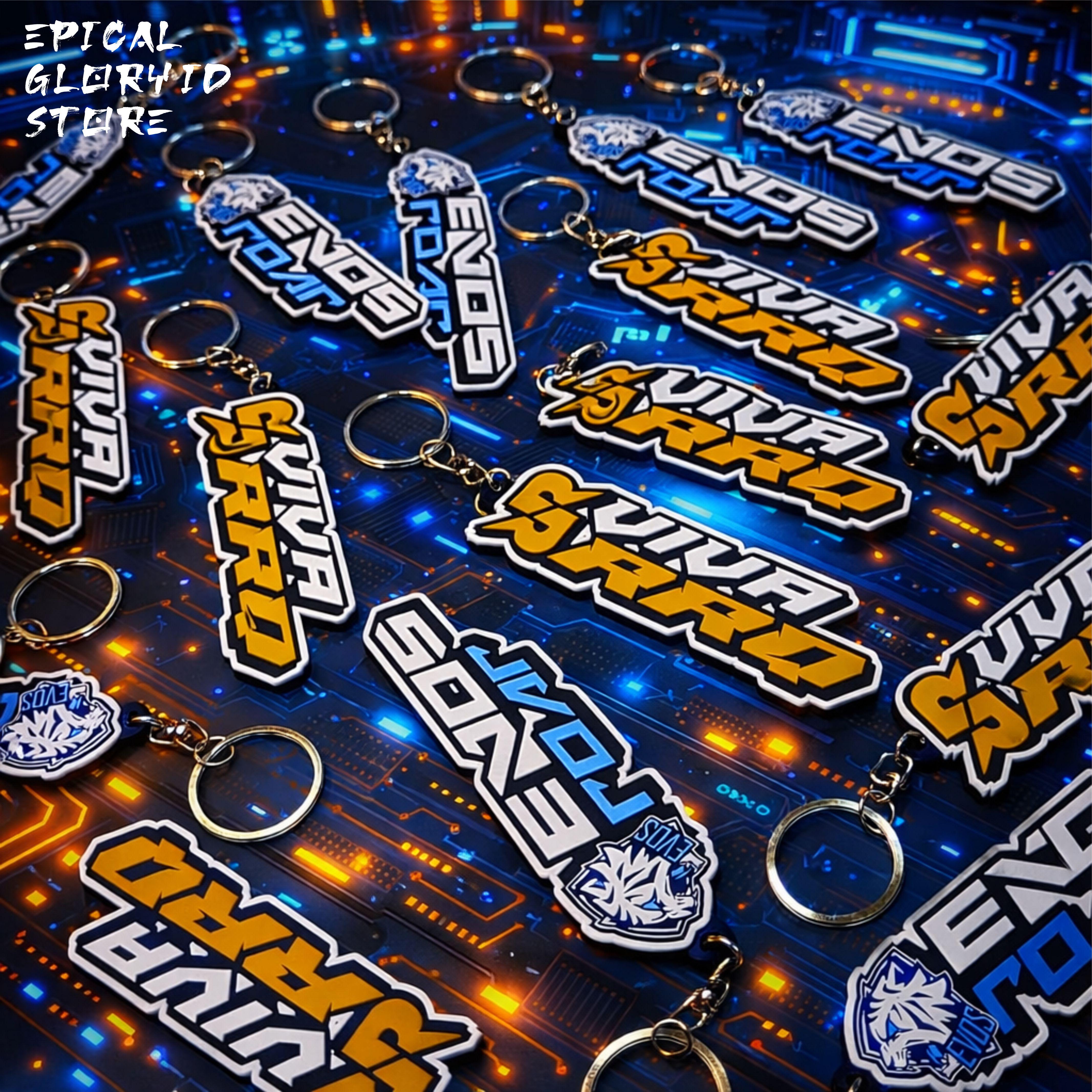 PROMO || Gantungan Kunci karet Team Esports Keychain rubber Team Esports Gantungan kunci Evos Gantungan Kunci RRQ Keychain