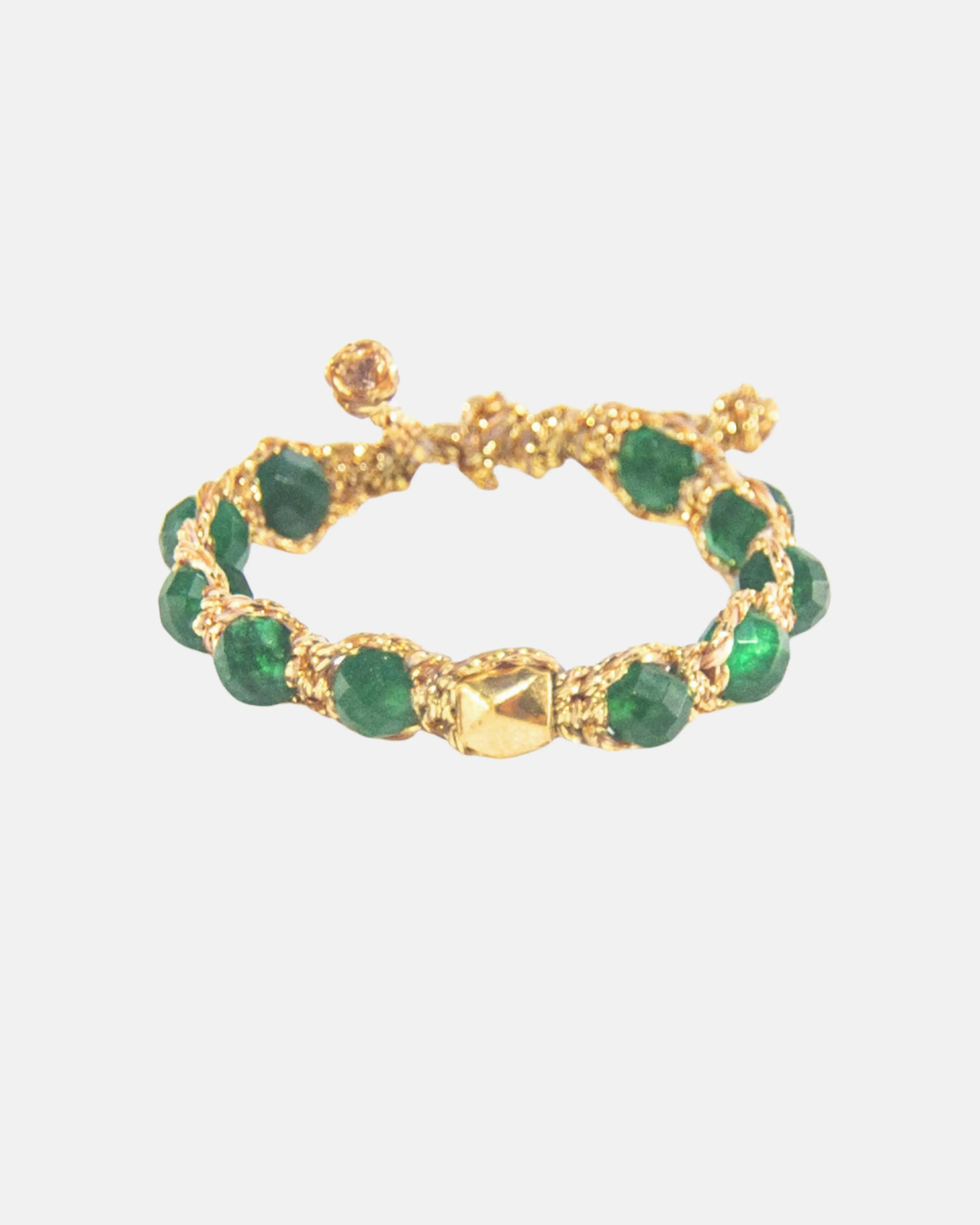 Green Spinel Rings Semi precious stone for Women Aesthetic Samapura
