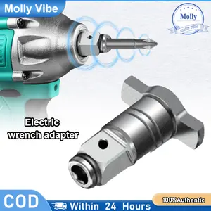 Electric Wrench Adaptor Impact Tanpa Sikat Magnet Multifungsi Dua Guna Square Head T