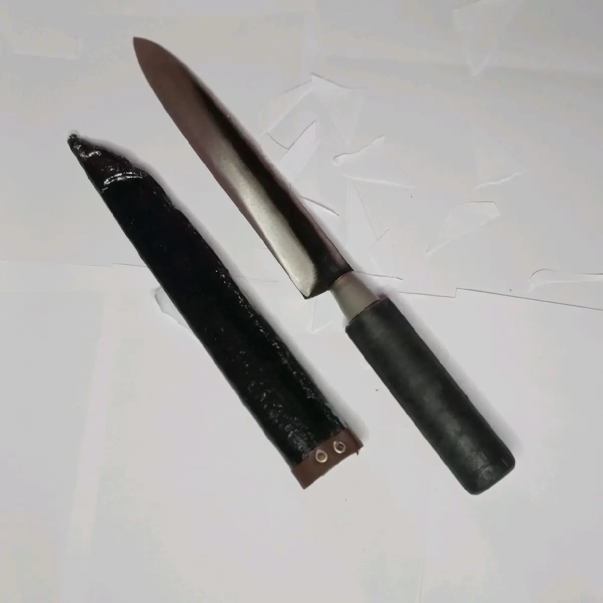 pisau dapur baja hss sepuh pajang 33 cm untuk daging sayur dan buah