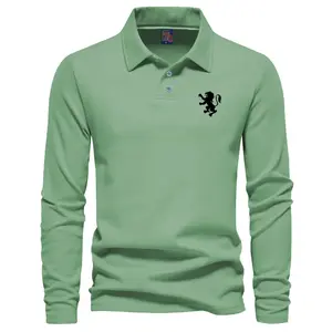 COD T-shirt Kerah Polo Panjang Singa Sp Motif Hitam kaos Kerah Dewasa Shirt / Kaos Wangki Pria Polo / Kaos Seragam Kaos Distro Kerah Pria katun Pique Formal Unisex