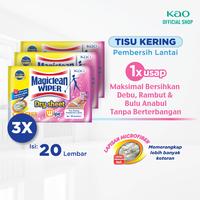 Gambar Magiclean Wiper Dry Sheet 20s Triplepack - Tisu Pel Lantai - Tanpa Gift dari KAO Indonesia Kab. Bekasi 1 Tokopedia
