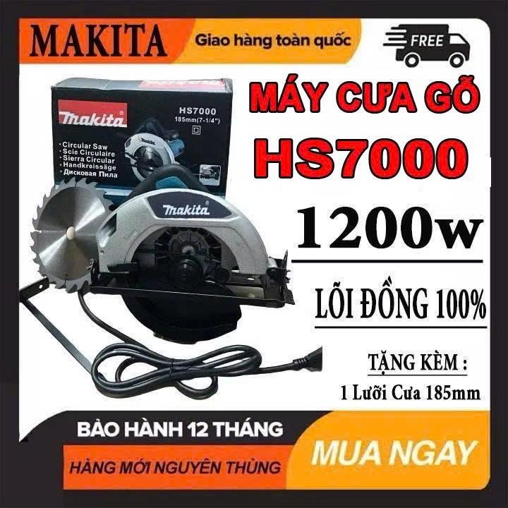  Máy Cưa Đĩa Makita - Máy Cưa Gỗ Makita - Máy Cắt Gỗ - Máy Cắt Đĩa Tặng Kèm 1 Lưỡi Cưa 185mm 