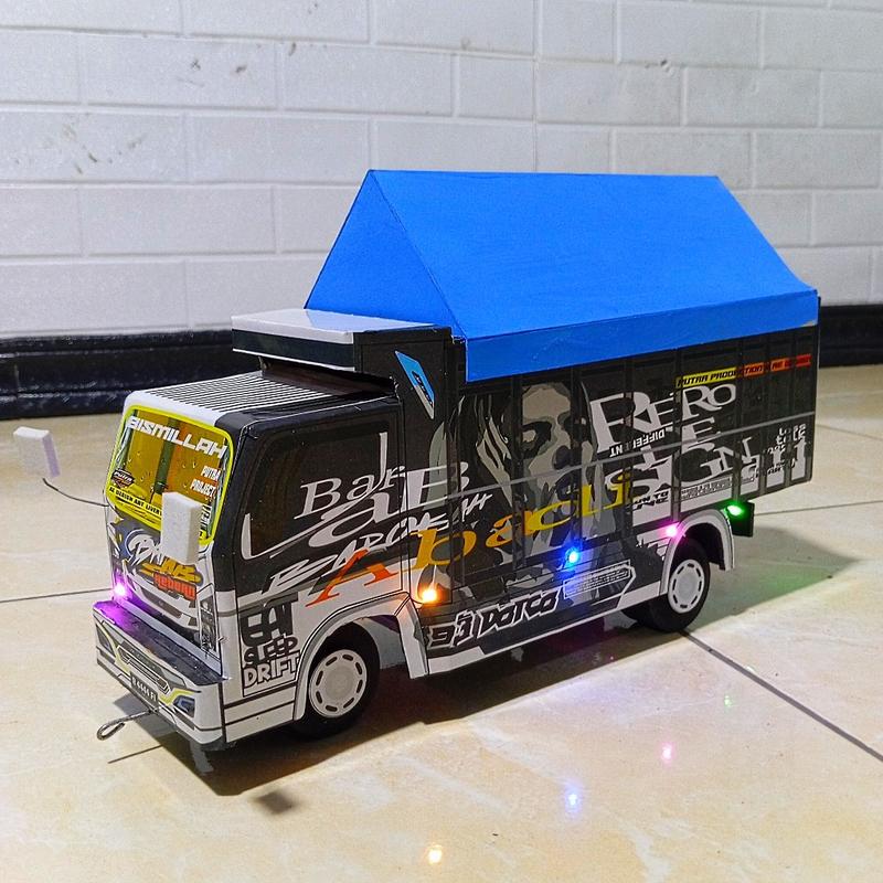 Product Introduction of MAINAN MINIATUR TRUK OLENG BISA TAMBAH NAMA DAN FOTO MINIATUR TRUK OLENG FULL VARISI LAMPU DAN TERPAL MAINAN TERLARIS 58