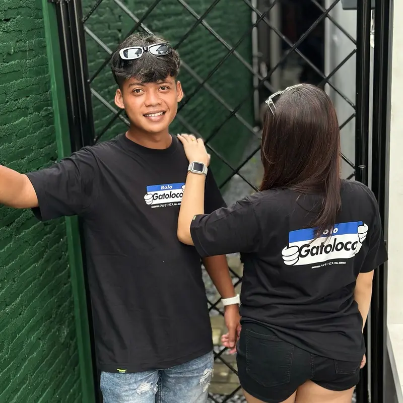 Kaos GATOLOCO edisi H.KOTEK x RACERTEES warna Hitam 4