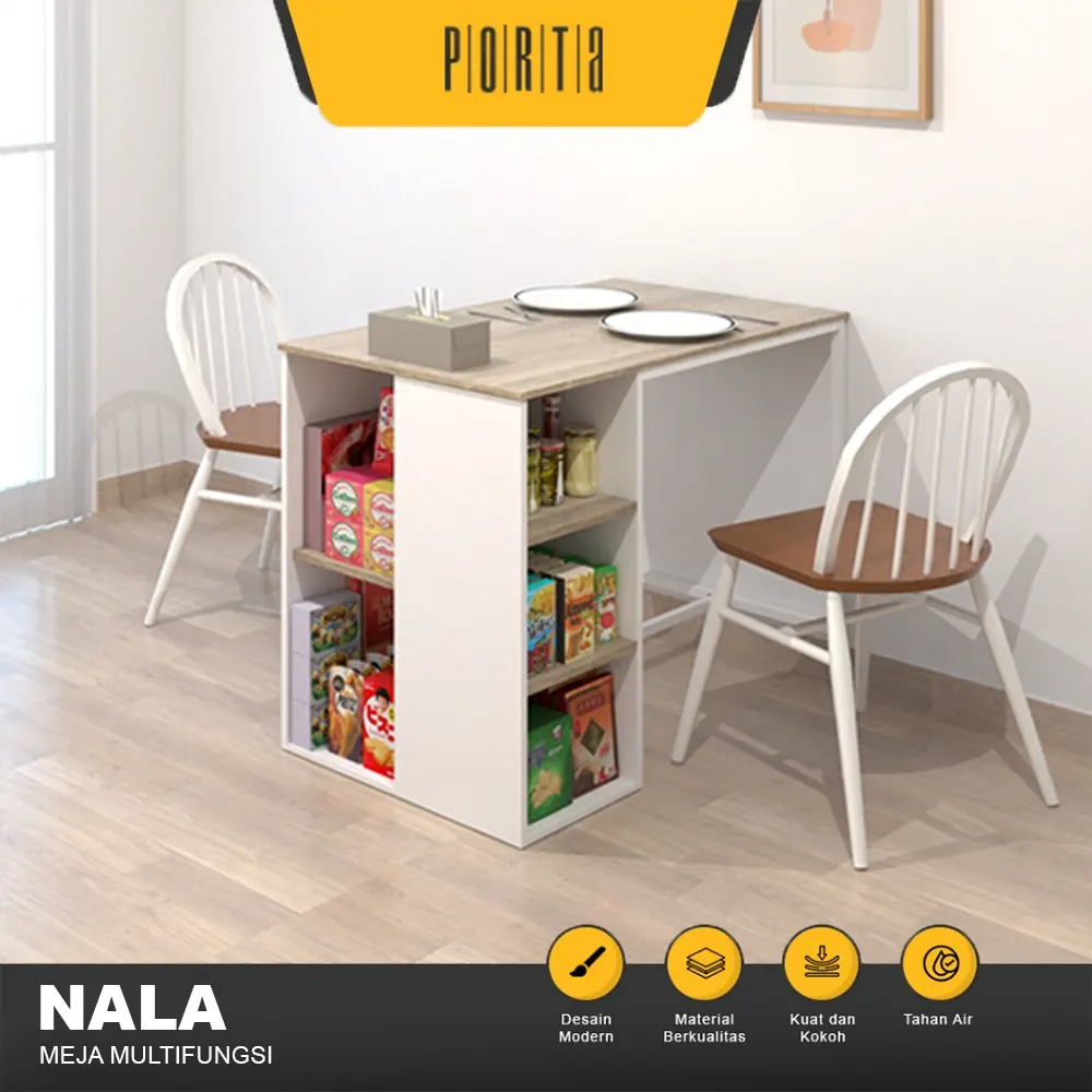 MEJA DAPUR MINIMALIS MEJA MAKAN MEJA BELAJAR KITCHEN ISLAND - PORTA