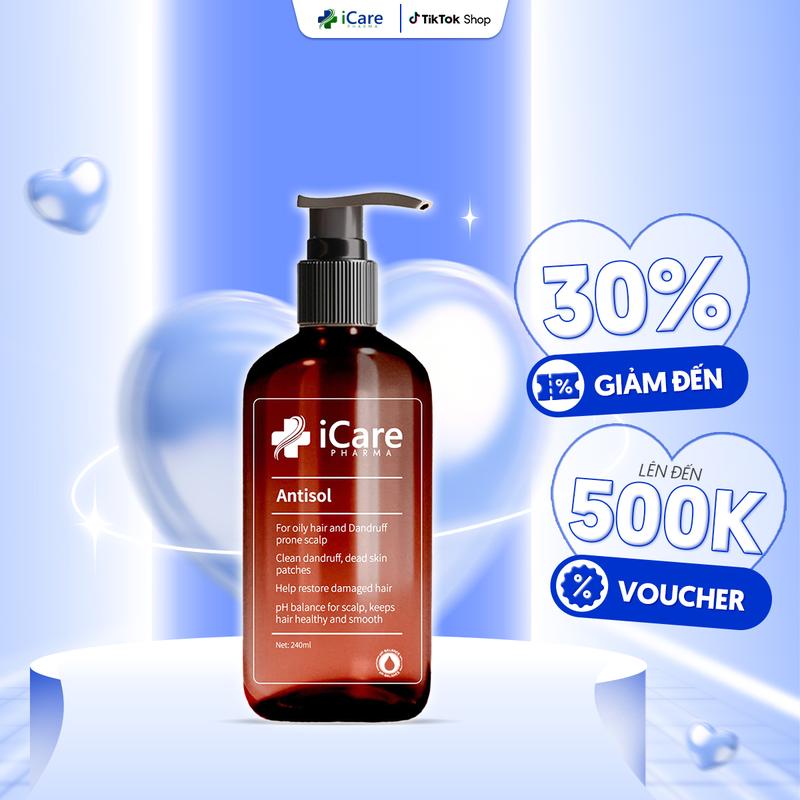 Dầu Gội Sạch Gàu Antisol | Thương Hiệu iCare Pharma