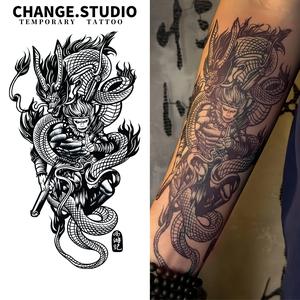 รอยสักชั่วคราว ราชาลิง ซุนหวู่กง การเดินทางสู่ตะวันตก รอยสักดีไซน์ รอยสักติดทนนาน 15 วัน กันน้ำและทนต่อการสึกหรอ สติ๊กเกอร์รอยสัก