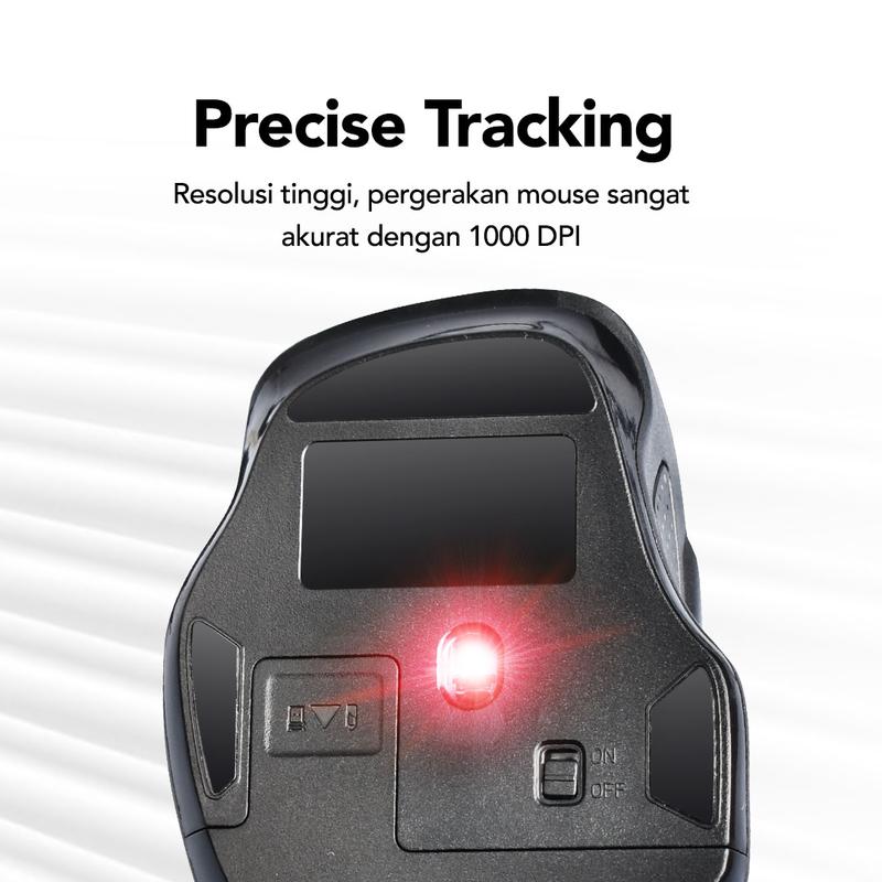 Mouse Dual Wireless Micropack Receiver USB C & USB A Speedy Pro - MP-752W 8