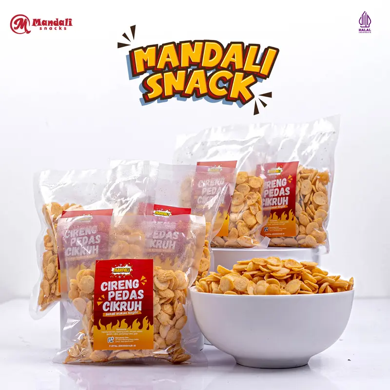 KERIPIK CIRENG PEDAS MANDALI 100GR CIKRUH NAGIH 2