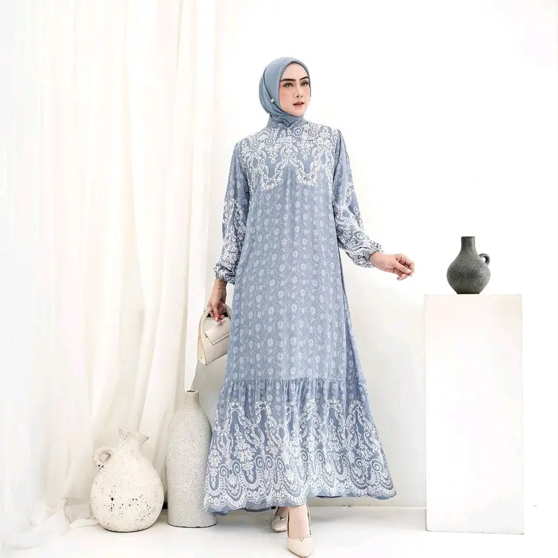 syar'i hijab Baju Buat Lebaran 2025 Set Dress Zaskia Series Spesial Edisi Lebaran Terbaru Muslimah Syari Mewah Diamond ⁠chocomilk elegan gamis aesthetic remaja dan islami wanita suncrepe anggun nazira 0