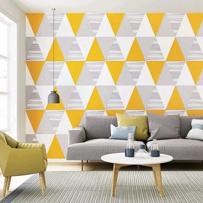 Paket 4 roll bayar 100 ribuan Wallpaper Sticker Dinding Kamar Tidur Ruang Tamu Dapur Elegan mewah aesthetic bahan pvc sudah ada lemnya tinggal tempel kekinian stiker tembok 3