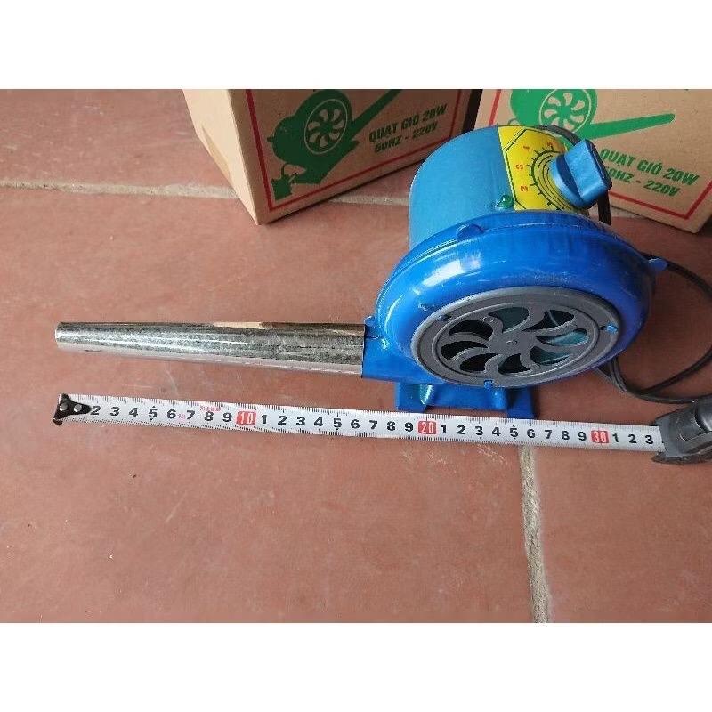  Quạt thổi bếp motor dây đồng lò thổi lửa 20w vỏ bằng kim loại 