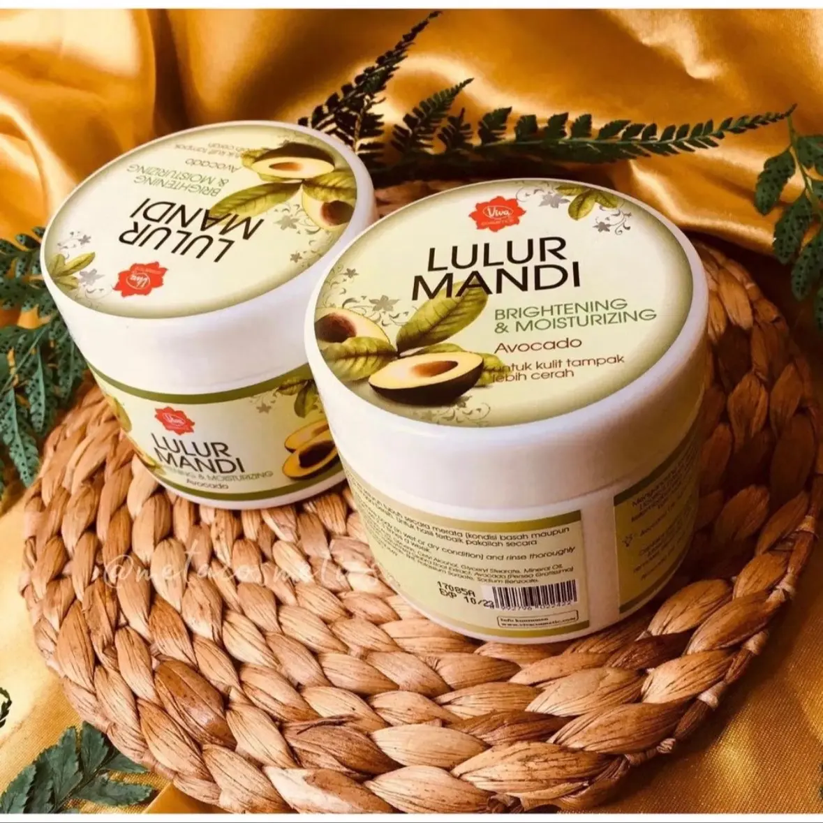 VIVA LULUR MANDI BRIGHTENING & MOISTURIZING AVOCADO BENGKUANG VIVA ORIGINAL 100%