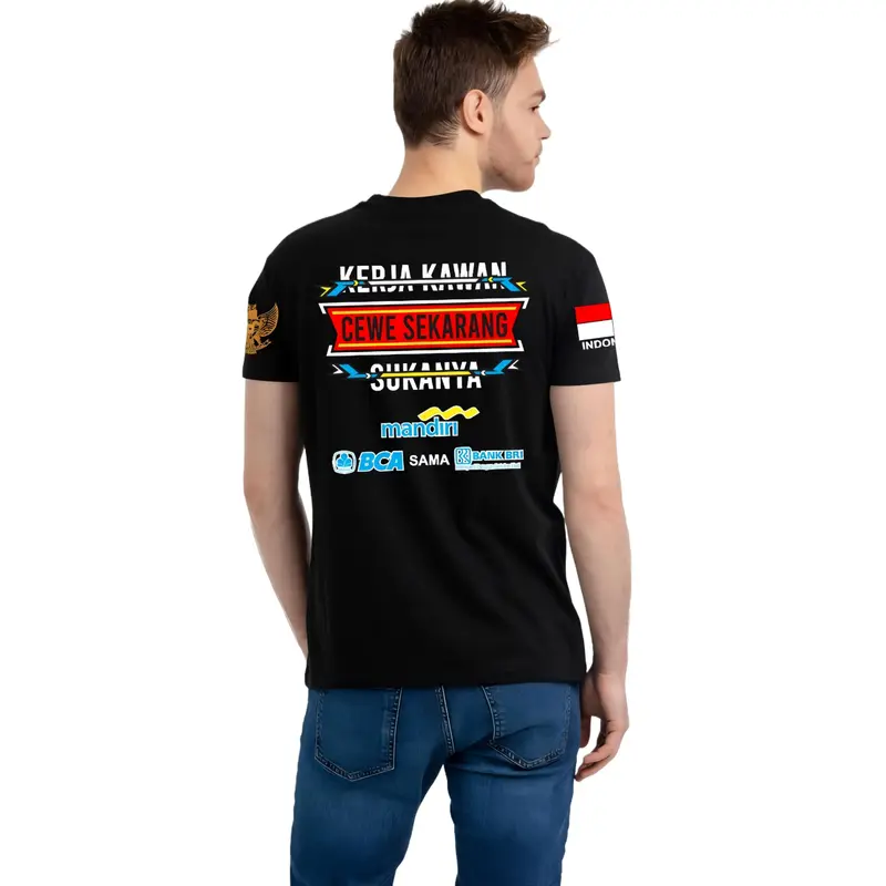 KAOS DISTRO - DRIVER MUDA BCA / BAJU ATASAN PRIA 2