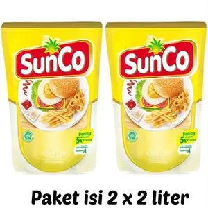 Paket Bundling Sunco Minyak Goreng Pouch 2 L Isi 2/2000 ltr X 2- TWIN PACK 2 LITER SUNCO