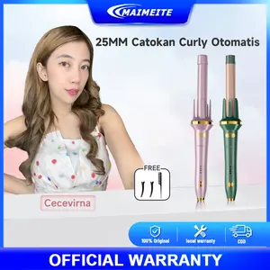 { PAYDAY CECE VIRNA } MAIMEITE X CECEVIRNA Catokan Curly Otomatis Ceramics Curly Catokan Keriting Keramik Otomatis Libra Hair Curly Styler 25mm