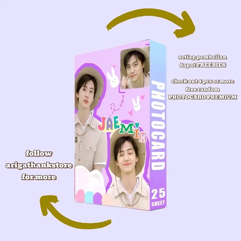 PHOTOCARD JAEMIN JENO RENJUN NCT DREAM DUA SISI (isi 25 sheet) Aksesoris 0
