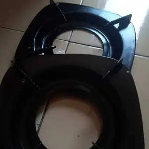 Rinnai 2 pcs Tungku Tatakan Kompor gas Kaki 4 Super Tebal Cat Tahan Lama Burner Kuningan Awet untuk Tipe RI 511 C - RI 603 E - Mic