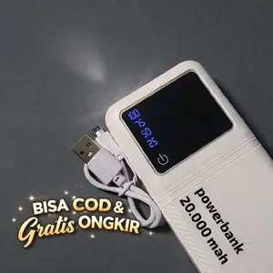 POWERBANK 20000 MAH KUALITAS BAGUS DAN AWET. PB JAMINAN TERMURAH