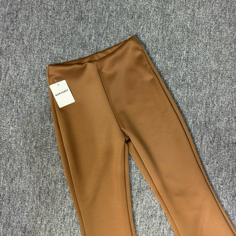 Gayanti - Evelyn Flare Pants Scuba - Highwaist Cutbray Pinggang Karet Premium Celana Fit 9
