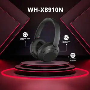 [Flash Sale]Ori WH-XB910N Noise Canceling Wireless On-Ear Bluetooth Headphones IPX7 Water Resistance Stereo Dengan Bass Yang Bisa 30H Battery Life Garansi 1 Tahun Pernah Dipakai COD Original Bluetooth Headset Headphone
